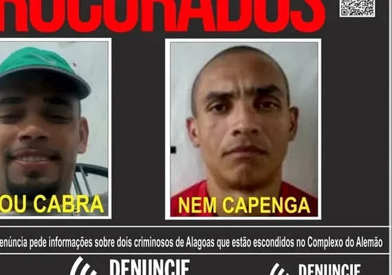 Lideranças do Comando Vermelho em AL vivem no Rio e comandam crimes à distância
