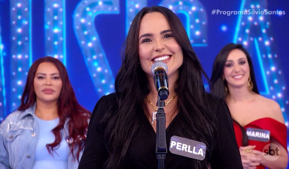 De volta ao SBT, Perlla anuncia que vai se formar em Jornalismo e agradece a Silvio Santos