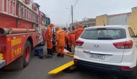 Três pessoas ficam feridas após colisão entre carro e moto deixa em Santana do Ipanema