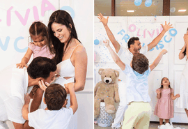 Mano Walter e a esposa revelam o sexo e o nome do terceiro filho