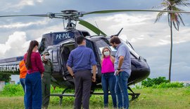 Comissão realiza sobrevoo em região afetada pela extração de sal-gema