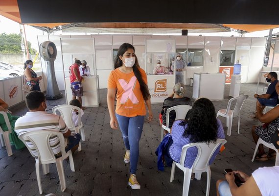 Rio Largo começa a vacinar pessoas com 20 anos a partir deste sábado