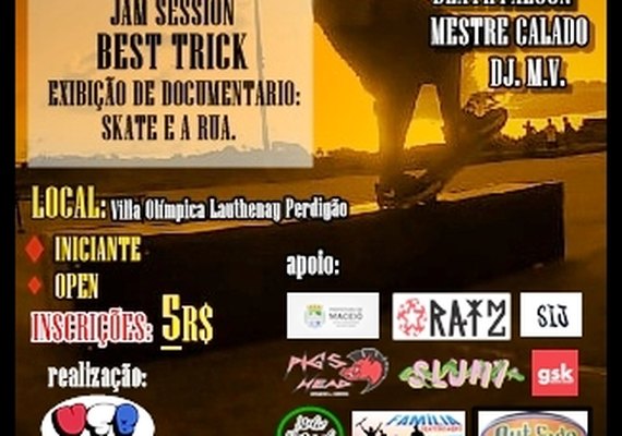Campeonato de Skate movimenta Vila Olímpica neste domingo, 9