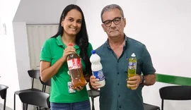 Viver de Renda recolhe mais de 100 litros de óleo usado e fortalece ações ambientais em Porto Calvo