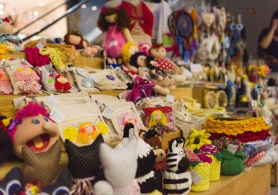 Artesãos ganham espaço em shopping na Cruz das Almas nesta terça (20)