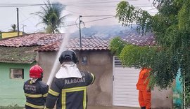 Incêndio destrói dois quartos de casa em Palmeira dos Índios