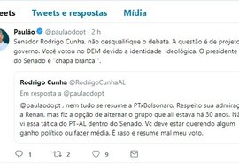 No Twitter, Cunha e Paulão trocam farpas sobre votação do Senado