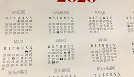 Governo de Alagoas divulga feriados previstos para 2020