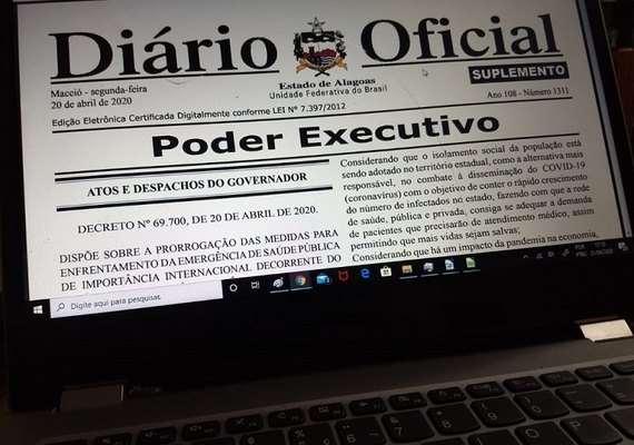 Quem tiver gripe e circular nas ruas de AL pode ser preso