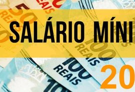 Presidente sanciona lei do salário-mínimo 2020