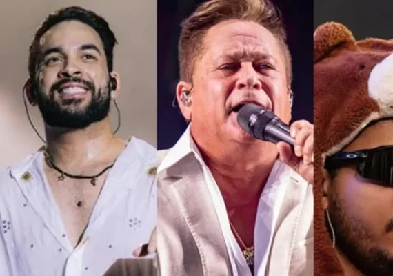 Leonardo, Henry e Mikael agitam bastidores do São João de Arapiraca