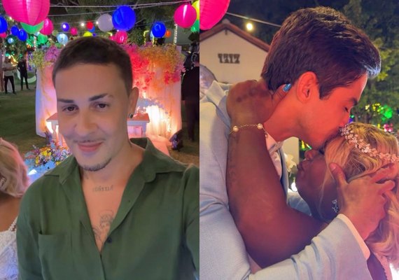 Carlinhos arma “casamento” e faz homenagem à Patixa Teló, no Dia da Síndrome de Down