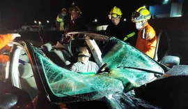 Motorista sofre grave acidente após colidir contra um cavalo em São José da Laje