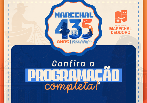 Aniversário de Marechal Deodoro reúne programação especial de entregas, cultura e esporte