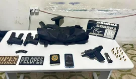 Homem armado finge ser policial da Paraíba e é preso em Arapiraca