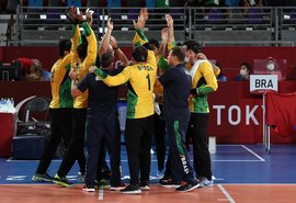 Brasil vence China e conquista ouro inédito no goalball em Tóquio