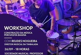 Diretor musical da Timbalada, músico alagoano realiza workshop em Marechal Deodoro