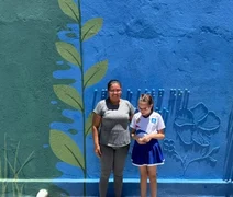 Mural sensorial inspirado em moradora celebra inclusão na nova Praça do Feitosa