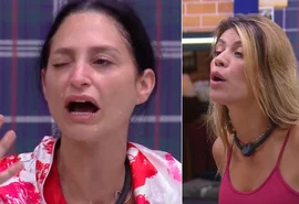 Fran Almeida joga água em Ariela Carasso após discussão em A Fazenda
