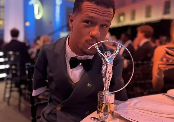 Gabriel Araújo conquista o Laureus, maior premiação do esporte mundial