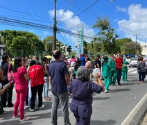 Funcionários do Hospital Veredas voltam a protestar contra salários atrasados