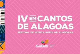 IV Festival Em Cantos de Alagoas tem início nesta segunda-feira (8)
