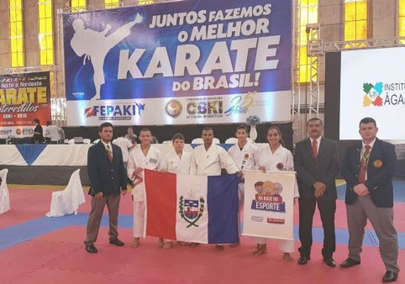 Delegação alagoana participa do Norte-Nordeste de Karatê no Pará