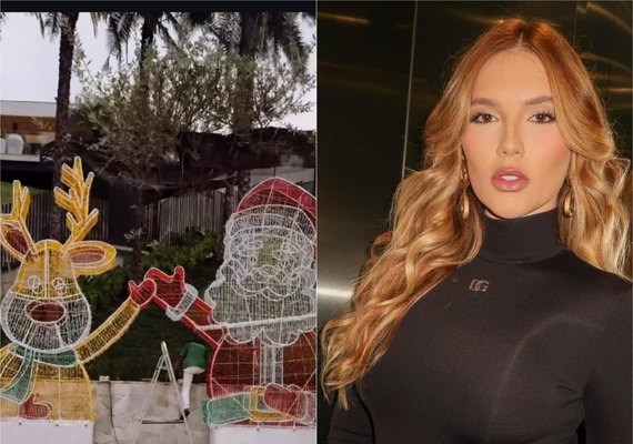 VÍDEO: Virginia mostra decoração gigantesca de Natal em sua mansão em Goiânia