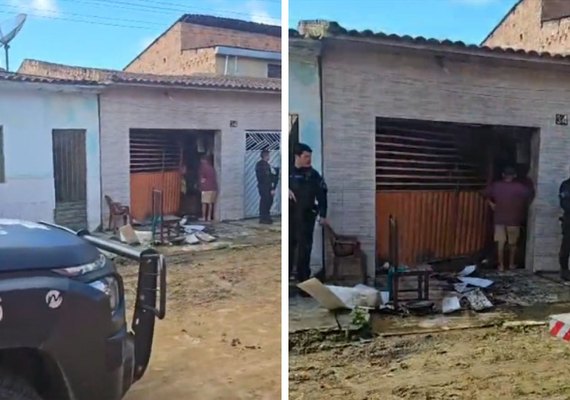 Casa de suspeito de matar sogro é atingida por incêndio em São Miguel dos Campos