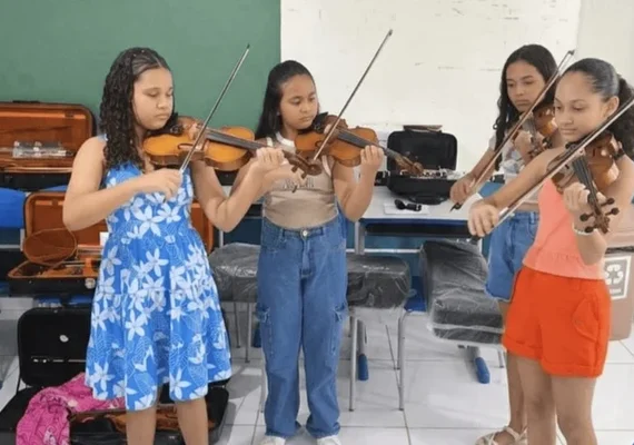 Orquestra feminina amplia acesso à música clássica em Taquarana