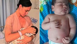 Mãe se assusta ao dar à luz bebê de mais de 5kg em Pernambuco