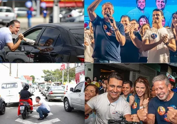 Renan Filho toma gosto por Maceió e JHC reage no interior