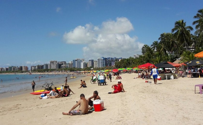 Em pesquisa, Maceió apresenta seis trechos impróprios para banho neste final de semana