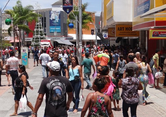 Lojas do centro de Maceió abrirão aos domingos durante mês de dezembro