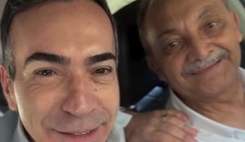 César Tralli registra bate papo descontraído com taxista alagoano