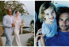 Filha de Paul Walker se casa e é levada por Vin Diesel ao altar