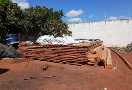 Polícia Civil apreende carga ilegal de madeira vinda da região amazônica