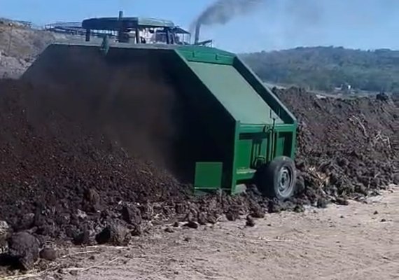 Pindorama desenvolve compostagem usada no plantio da cana-de-açúcar