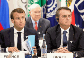 Governo brasileiro cumprimenta Macron por reeleição na França
