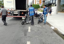 Semsc apreende bicicletas elétricas em aluguel irregular