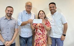 Bruno Toledo, Renan Calheiros, Lucila Toledo e Paulo Dantas