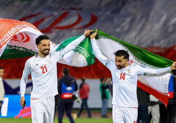 Seleção iraniana deixa recado em vestiário após jogo contra Bélgica