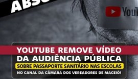 Vereador afirma em publicação que YouTube removeu vídeo da audiência sobre passaporte Sanitário nas escolas