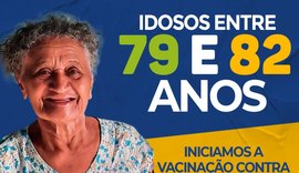 Santana do Ipanema inicia vacinação em idosos entre 79 e 82 anos