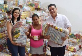 Prefeitura realiza mais uma distribuição de cestas nutricionais para gestantes e nutrizes