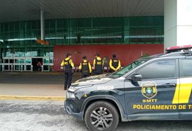 SMTT de Maceió inicia ações para segurança viária no Aeroporto Internacional Zumbi dos Palmares
