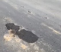 Empresa entrega asfalto de má qualidade após receber R$ 13 mi de emenda de Arthur Lira