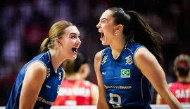 Brasil derrota Japão por 3 sets a 1 e se aproxima da fase final da VNL
