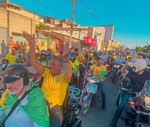 Collor encerra campanha com mega motocarreata pelas ruas de Arapiraca