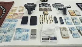 Operação no Sertão de AL prende suspeito e apreende cocaína, arma e dinheiro